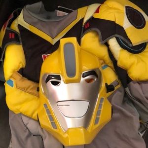 Bumblebee Transformers costume with mask